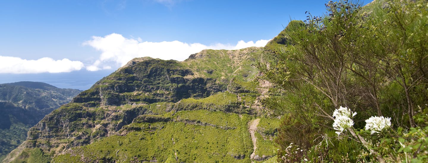 Bergigt område på Madeira, Potugal