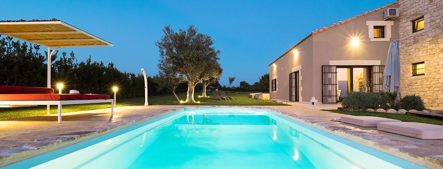 Villa oder Ferienhaus in Italien mit Pool