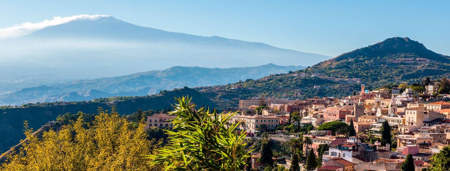 Resor till Taormina, Sicilien